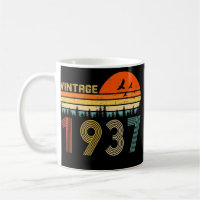 Vintage 1937 85th Birthday Gift Men Women 85