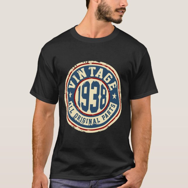 Vintage 1938 All Original Parts T-Shirt (Front)