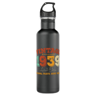 Vintage 1939 Original Parts Funny Birthday Gift 710 Ml Water Bottle