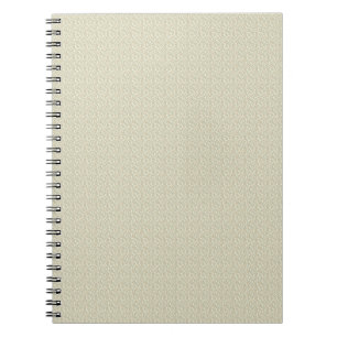 Vintage 1940s Khaki & Peach Utility Floral Notebook