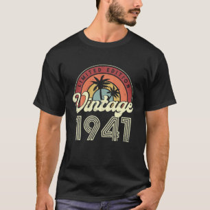 Vintage 1941 Limited Edition Happy 80Th Birthday D T-Shirt