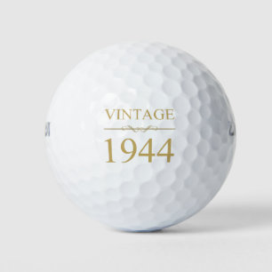Vintage 1944 80th Birthday Golf Balls