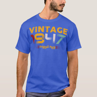 Vintage 1947 Original Parts Family Birthday Gift T-Shirt