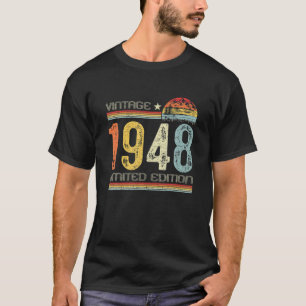 Vintage 1948 Made In 1948 74Th Birthday 74 Years O T-Shirt