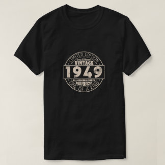 Vintage 1949 Birthday Gift T-Shirt