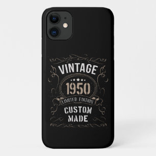 Vintage 1950 Limited Edition Custom made iPhone 11 Case