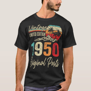 Vintage 1950 Original Parts 72nd Birthday T-Shirt