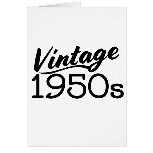 Vintage 1950s (Front)