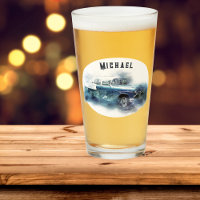 Vintage 1950s Chevy Car Personalized Beer