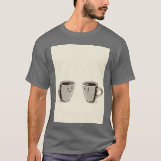Vintage 1950s Coffee Mugs girl T-Shirt