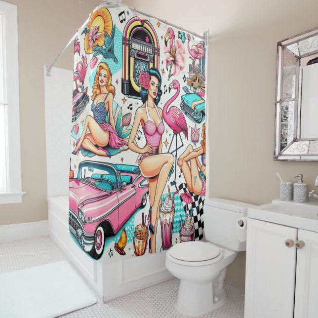 Vintage 1950s Cute Pattern (In Situ)