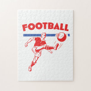 Vintage 1950s Football player Jigsaw Puzzle
