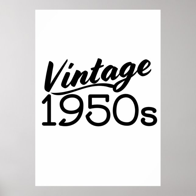 Vintage 1950s poster (Front)