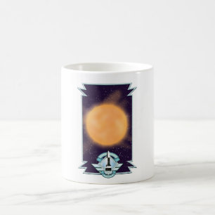 Vintage 1950s style Sci-fi logo Coffee Mug