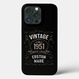 Vintage 1951 Limited Edition Custom made iPhone 13 Pro Case