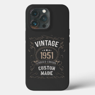 Vintage 1951 Limited Edition Custom made iPhone 13 Pro Case