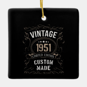 Vintage 1951 Limited Edition Custom made Ceramic Ornament