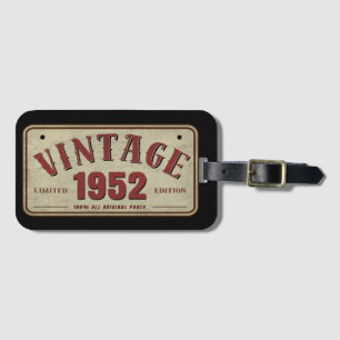 Vintage 1952 Limited Edition All Original Parts Luggage Tag