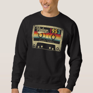 Vintage 1953 69th Birthday Gif  Retro Sweatshirt