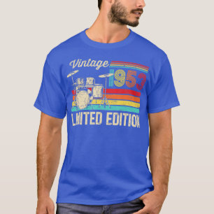 Vintage 1953 Drums Lovers 70th Birthday Drummer  T-Shirt