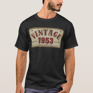 Vintage 1953 Limited Edition All Original Parts T-Shirt