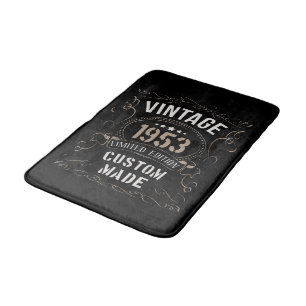 Vintage 1953 Limited Edition Custom made Bath Mat