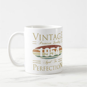 Vintage 1954 70th Birthday Coffee Mug