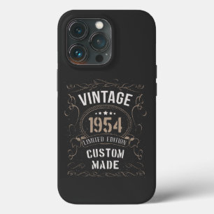 Vintage 1954 Limited Edition Custom made iPhone 13 Pro Case