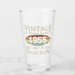 Vintage 1955 70th Birthday Glass
