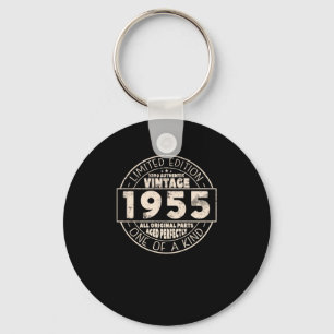 Vintage 1955 Birthday Gift Keychain