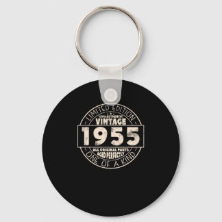Vintage 1955 Birthday Gift Keychain