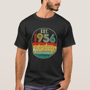 Vintage 1956 66th Birthday Decorations Men Women T-Shirt