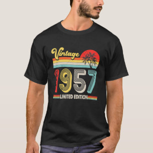 Vintage 1957 65th Birthday Decorations Men Women T-Shirt