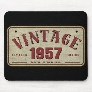 Vintage 1957 Limited Edition All Original Parts Mouse Pad