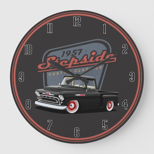 Vintage 1957 Stepside Large Clock (Front)