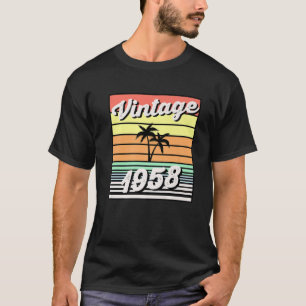 Vintage 1958 Limited Edition 64Th Birthday Gift Me T-Shirt