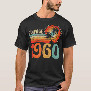 Vintage 1960 63rd Birthday  Boys Girls 63 Year Old T-Shirt
