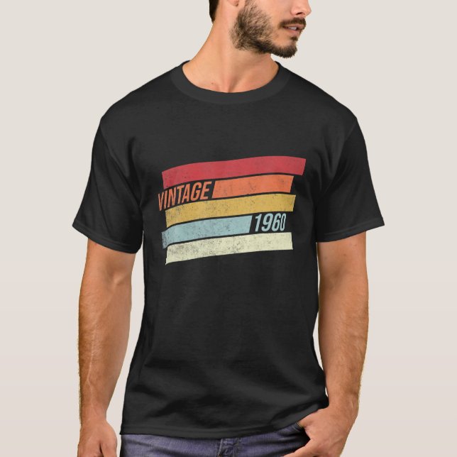 Vintage 1960 Birthday T-Shirt (Front)