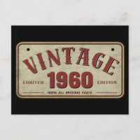 Vintage 1960 Limited Edition All Original Parts