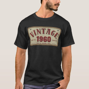 Vintage 1960 Limited Edition All Original Parts T-Shirt