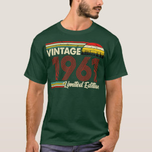 Vintage 1961 Birthday Shirt Limited Edition 1961 B
