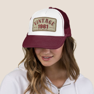 Vintage 1961 Limited Edition All Original Parts Trucker Hat