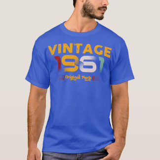 Vintage 1961 Original Parts Family Birthday Gift T-Shirt