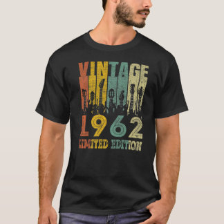 Vintage 1962 Birthday Guitar 61st Birthday T-Shirt