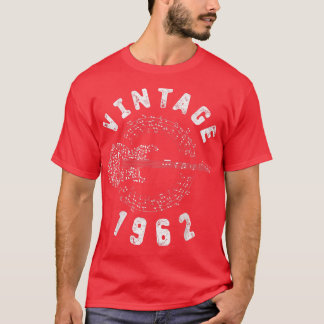 Vintage 1962 Birthday Limited Edition Guitar Music T-Shirt