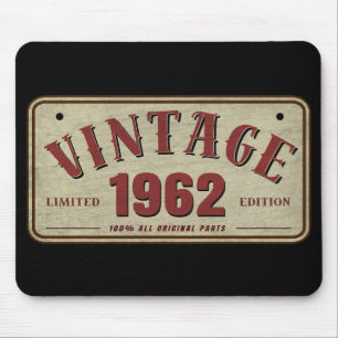 Vintage 1962 Limited Edition All Original Parts Mouse Pad
