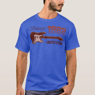 Vintage 1962 Limited Edition Guitar 60th Birthday  T-Shirt