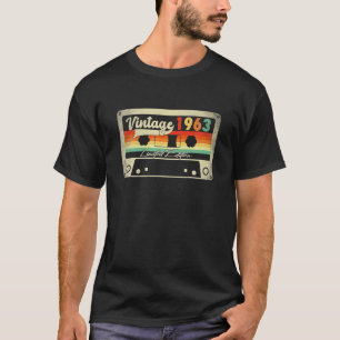 Vintage 1963 Limited Edition 60th Birthday T-Shirt