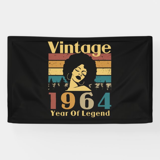 Vintage 1964 banner (Horizontal)