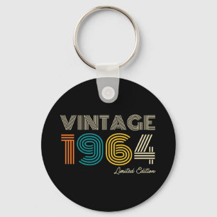 Vintage 1964 Limited Edition 60th Birthday Keychain